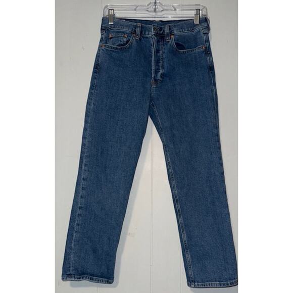 Gap Cheeky Midi Short High-Rise 29/8R Button Fly Women's Jeans - Picture 2 of 6